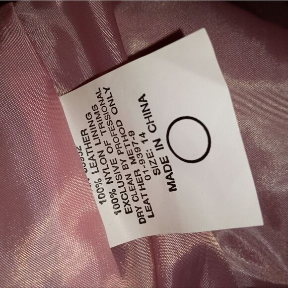 David Benjamin Vintage Pink Iridescent Leather Suit (NO HAT!) - Picture 8 of 13